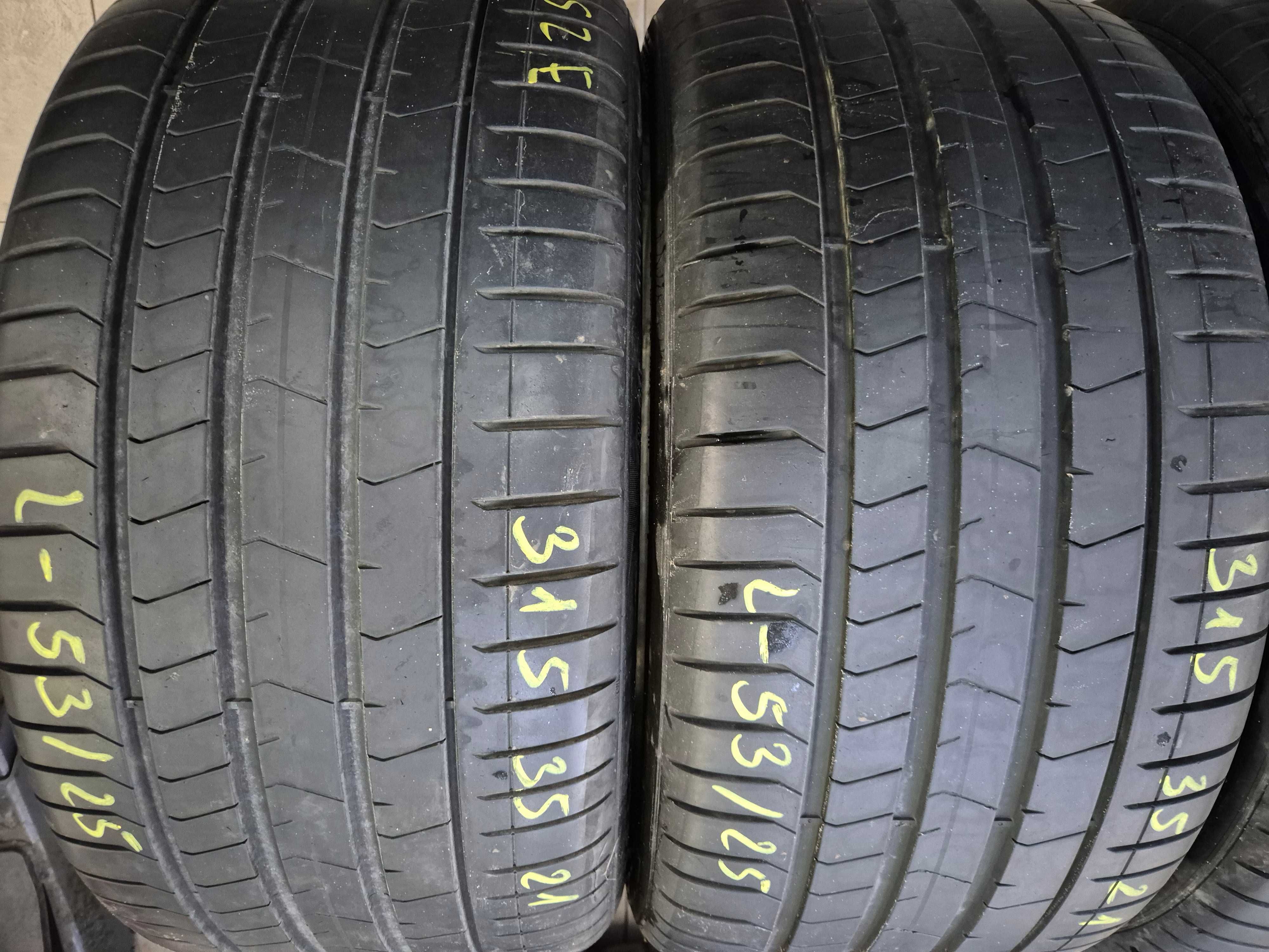 275/40r21 315/35r21 * RSC PZ4 (L53/25)007 4szt 6mm 20r PIRELLI Pzero