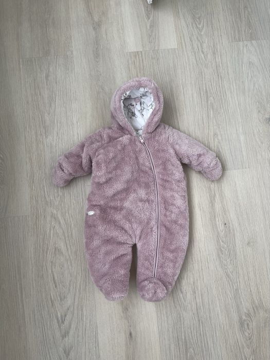 Теплий ромпер комбінезон чоловічок Benetton, на виписку, розмір 62