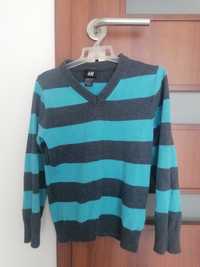 Sweter chłopięcy h&m r. 122/128