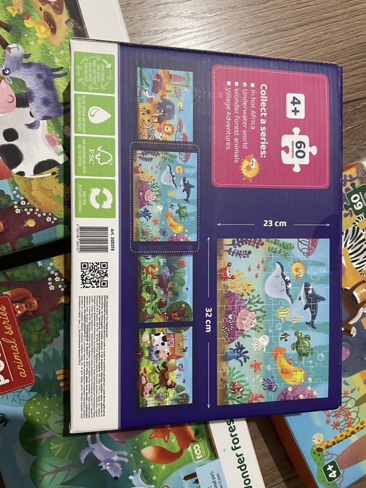 Пазли dodo 4+ на 60 елементів комплект