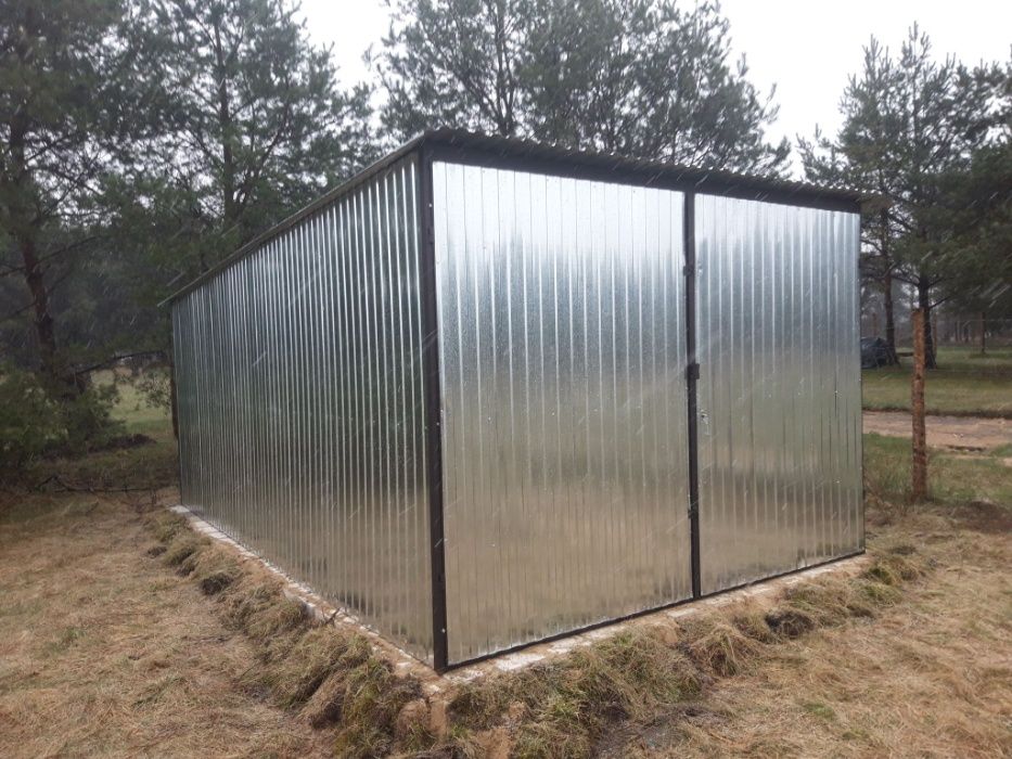 Garaż blaszany 3x5 Garaż blaszak Schowek Magazyn 4x5 4x6 6x6 7x8 9x5