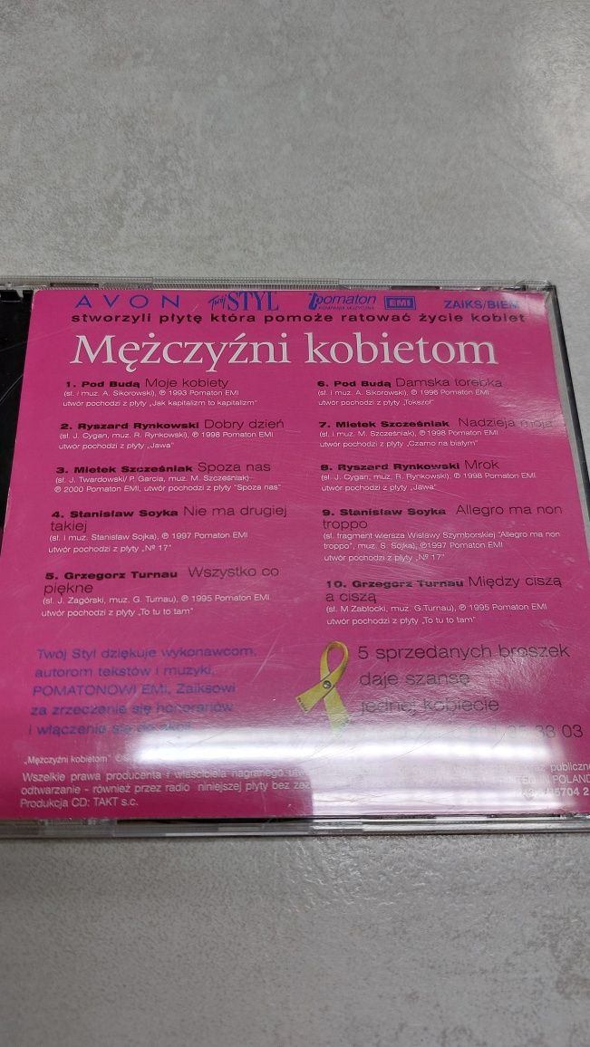 Mężczyźni kobietom. CD. Rynkowski, Szcześniak, Turnau, Soyka, Pod budą