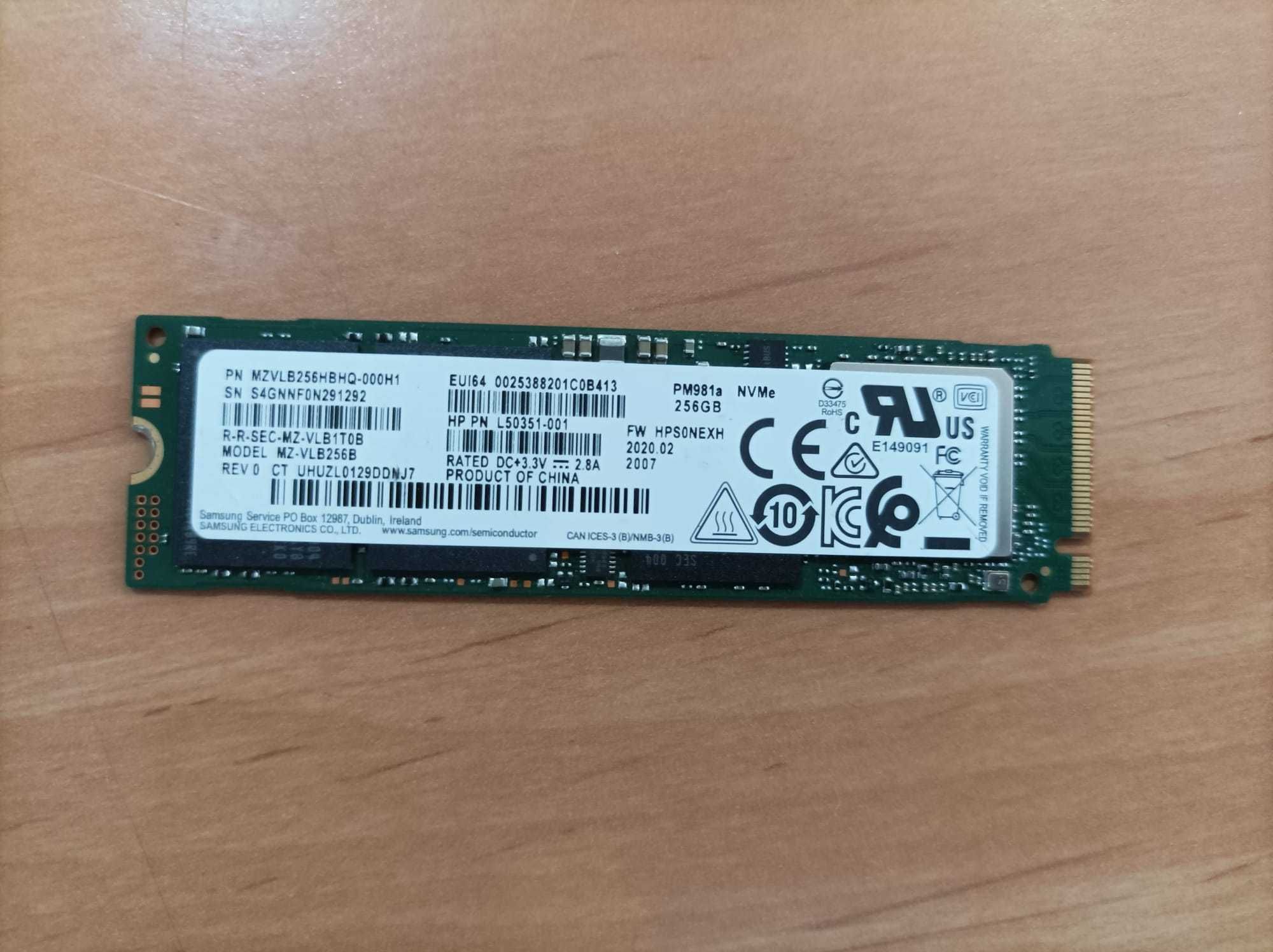 Disco SSD 256GB NVMe