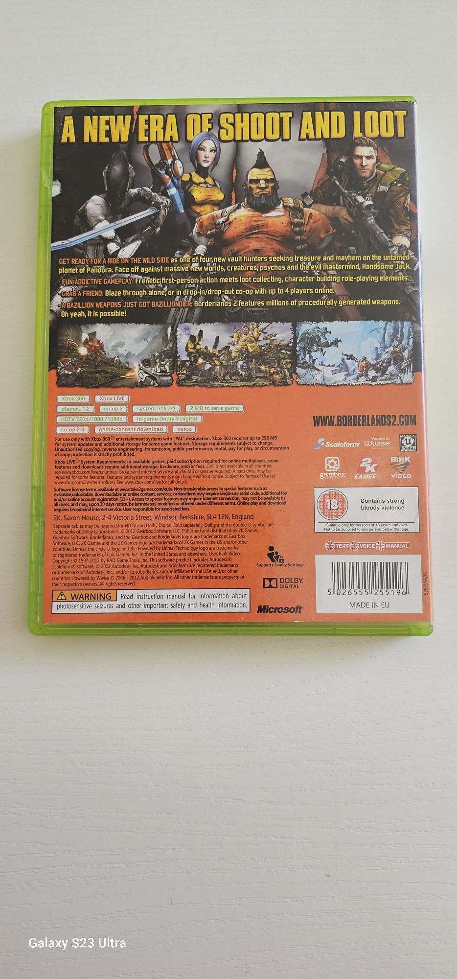 Borderlands 2 xbox360 eng.stan idelany