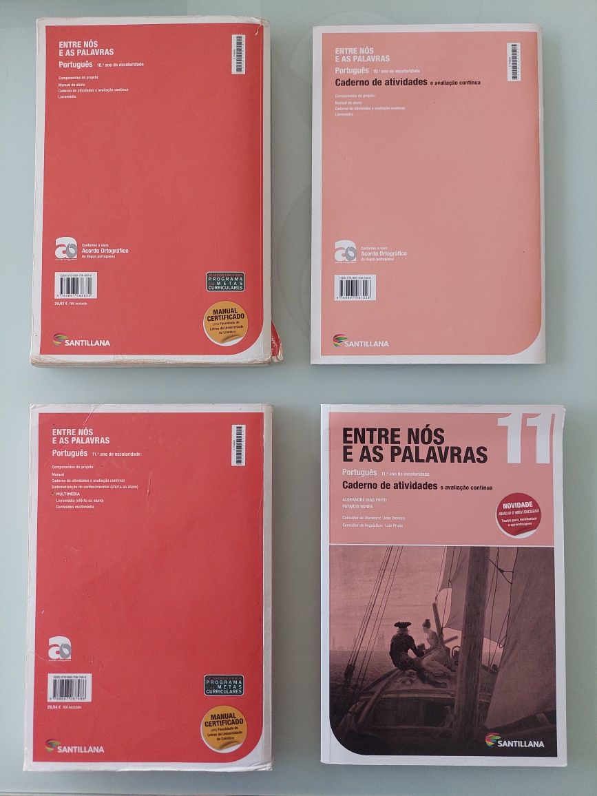 Manual + Caderno de atividades de Português 10° e 11°