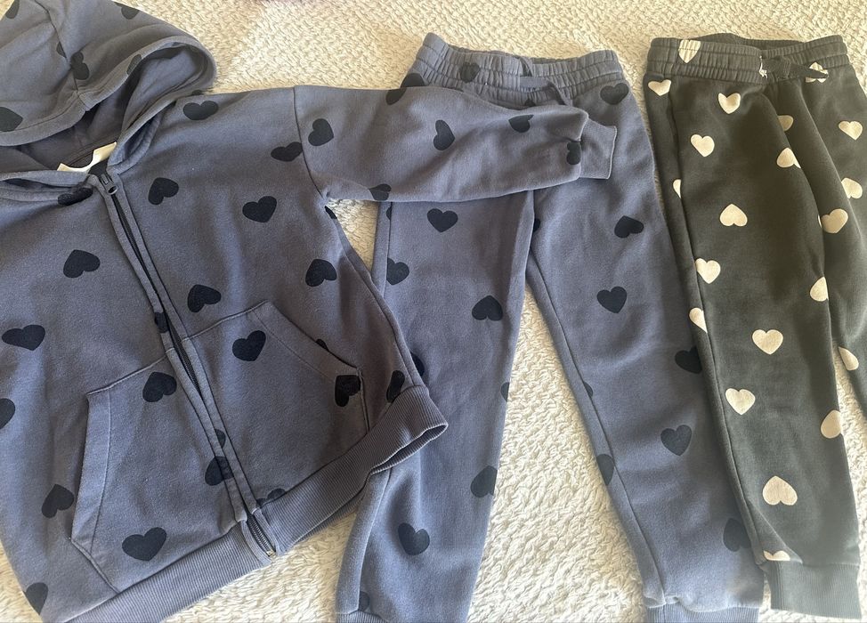 Komplet dresik h&m 110 i 122/128