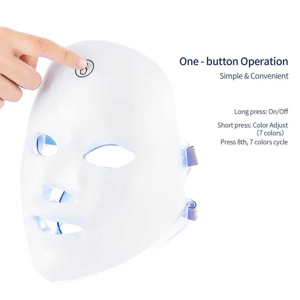 Máscara Facial de Terapia LED