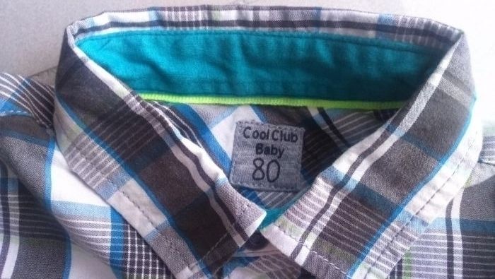 Nowa koszula chłopięca Cool Club Baby rozmiar 80