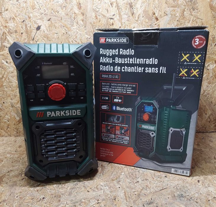 НОВ акумуляторн музична колонк/радіо GERMAN Parkside PBRA 20/BLUETOOTH