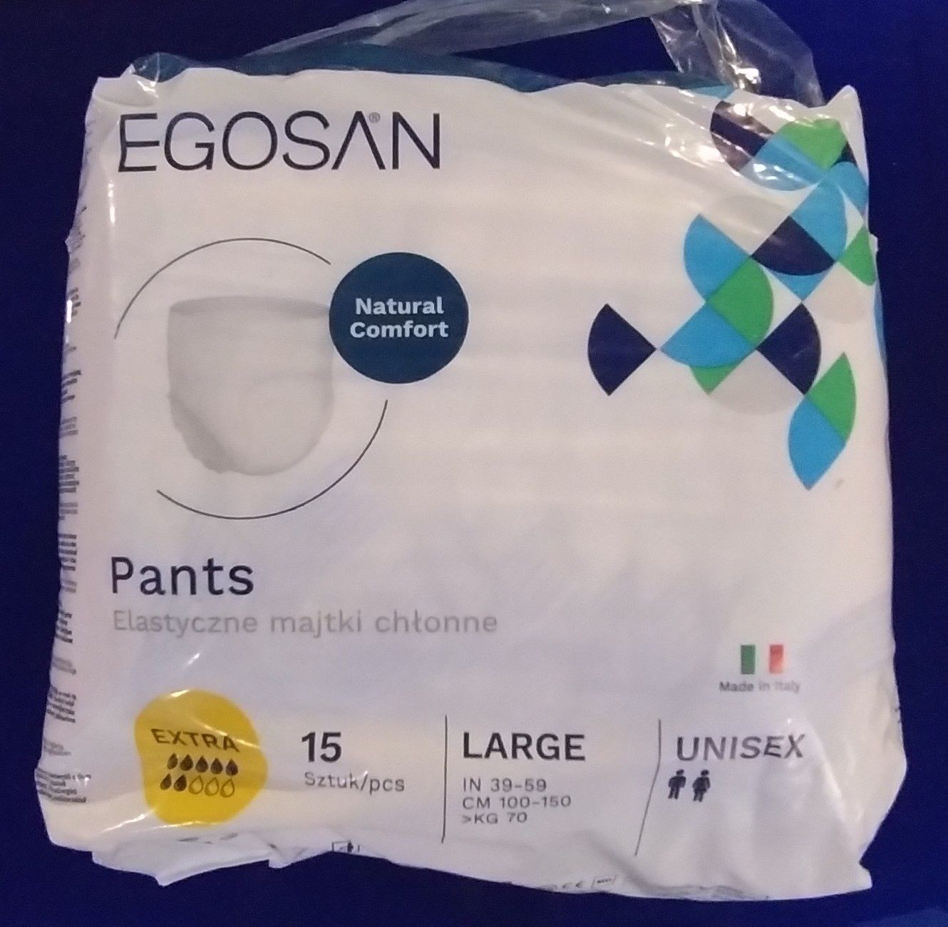 Majtki chłonne Egosan, roz. L, extra chłonne