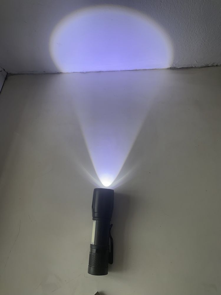 Led ліхтарий з акумулятором, зарядка micro usb