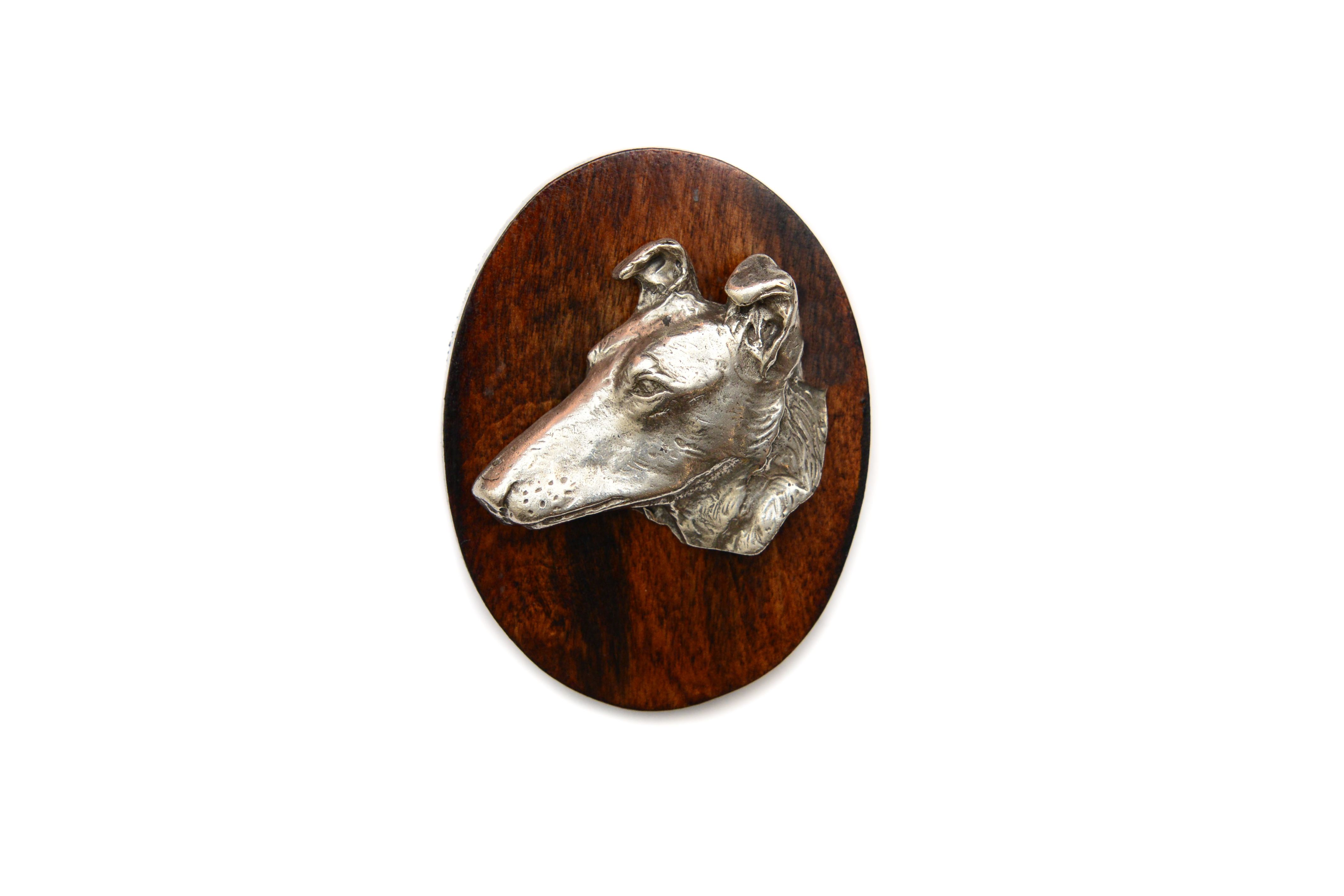 Owczarek szkocki krótkowłosy broszka clipring drewniany Art-Dog