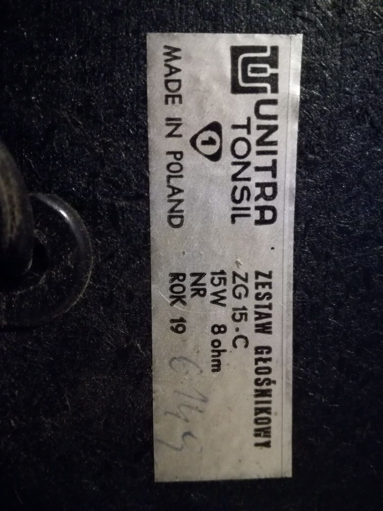 Głośnik UNITRA Tonsil ZG 15C vintage
