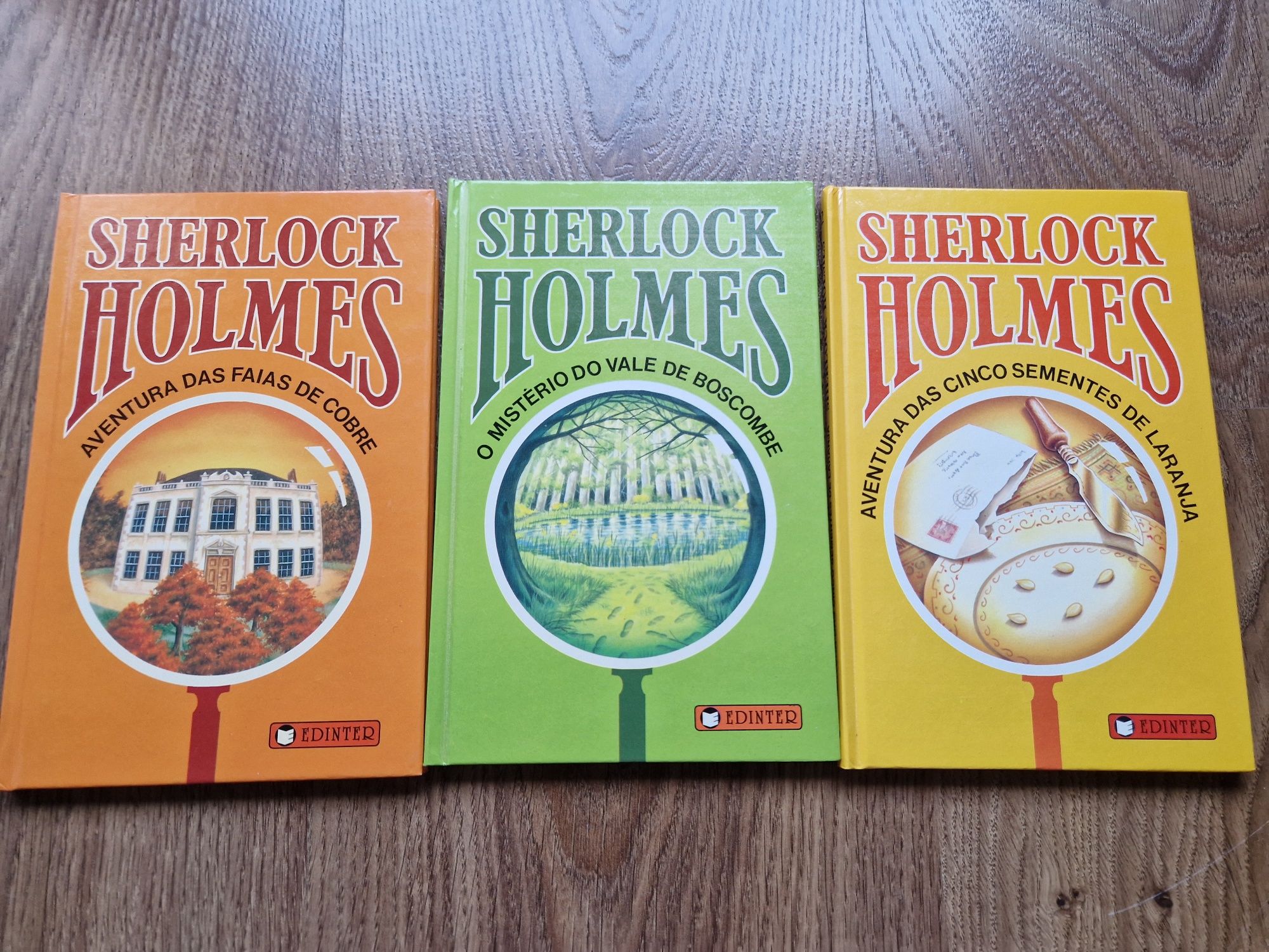 3 livros Sherlock Holmes