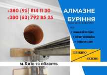 ТОП пропозиція! Алмазне буріння свердління різка бетону/ Ірпінь