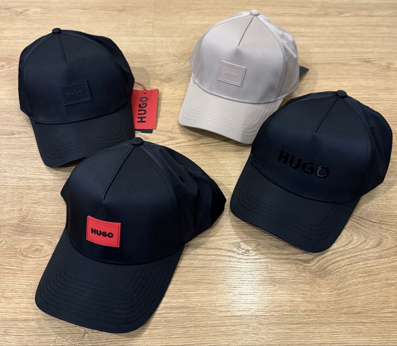 Кепка бейсболка Hugo Boss чорна беж