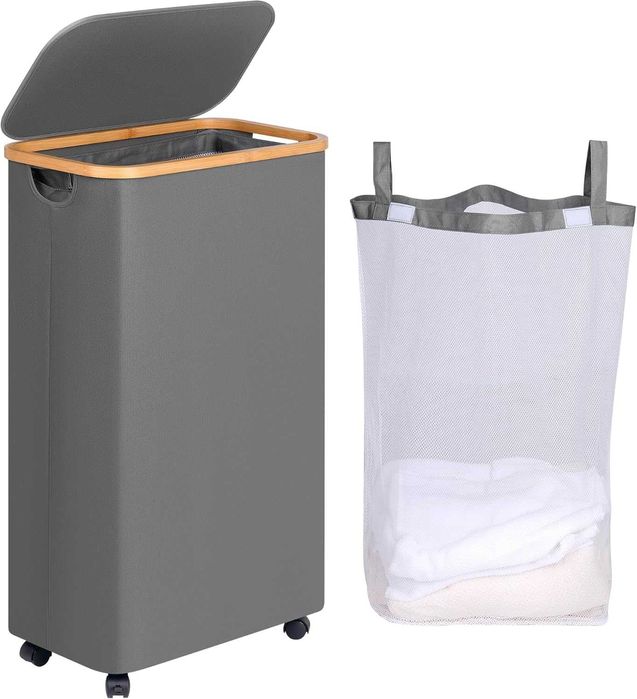 efluky Kosz na pranie z rolkami, 75 l