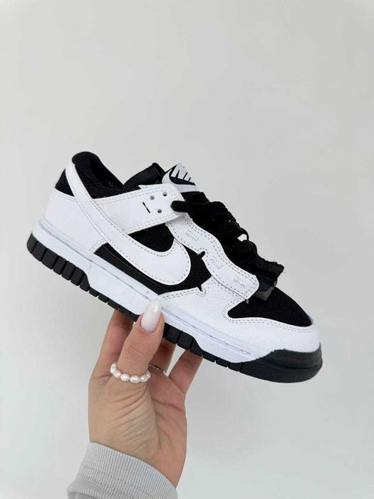 Кросівки Nike Air Dunk low White/Black premium