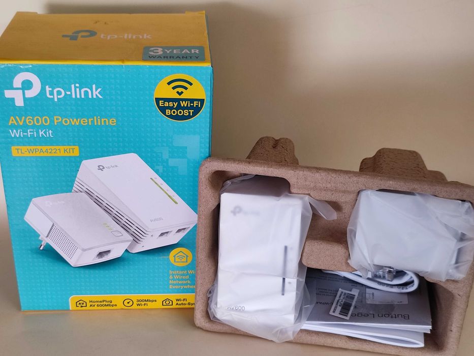 Kit Adaptadores Powerline TP-Link AV600 Wi-Fi