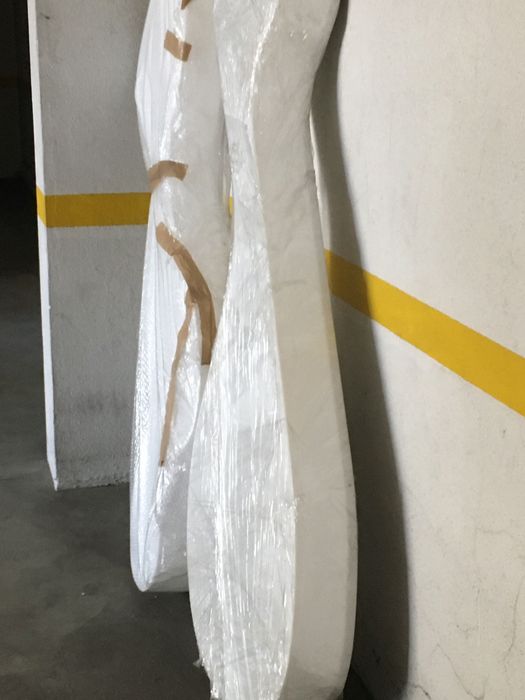 Candeeiros em acrílico opalino