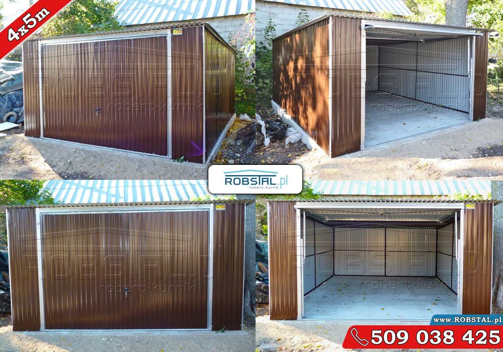 Garaż Blaszany 4x5m Wysoka Jakość