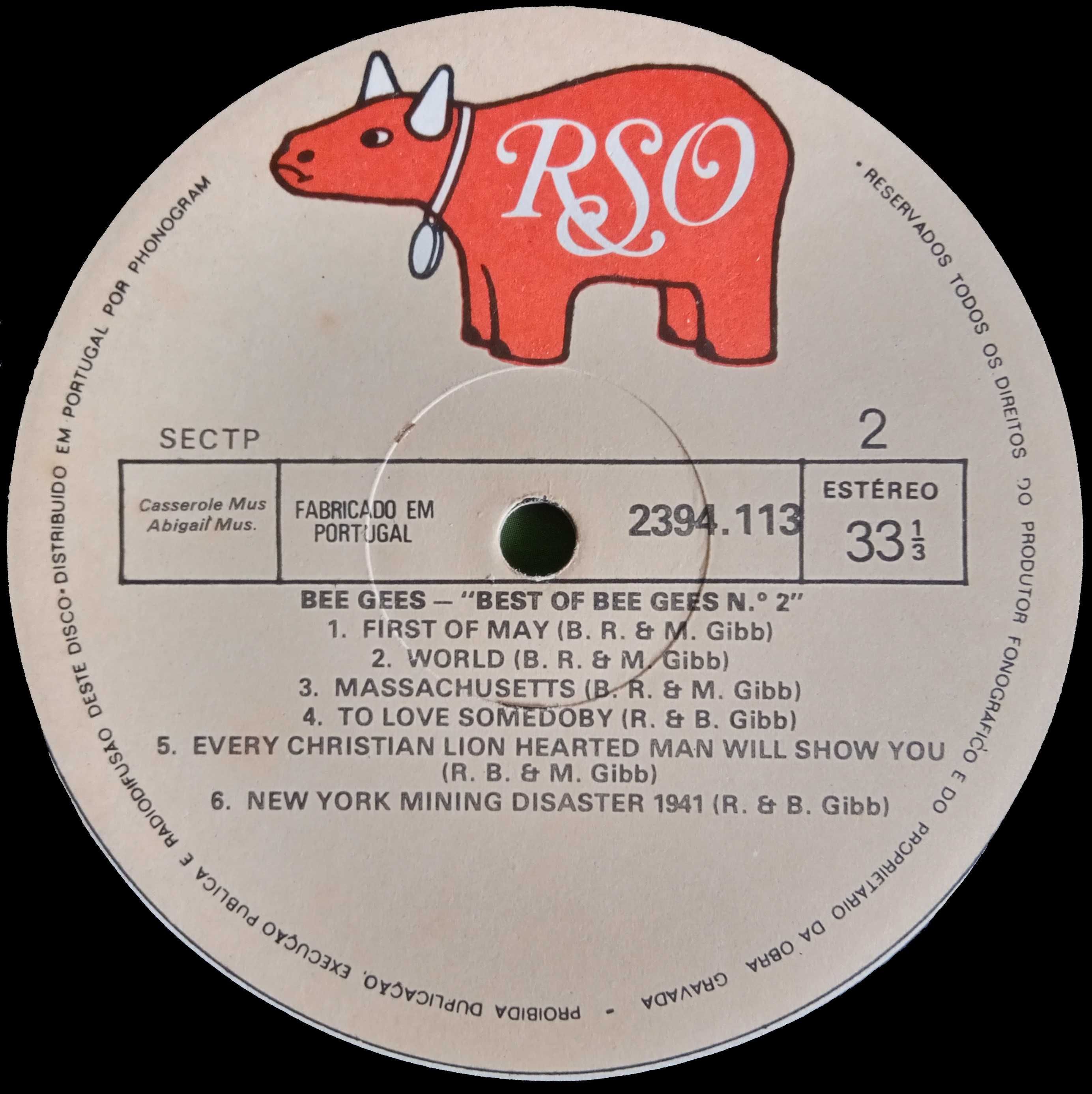 Bee Gees	- - - - -	Best of Bee Gees	- - - - -	LP
