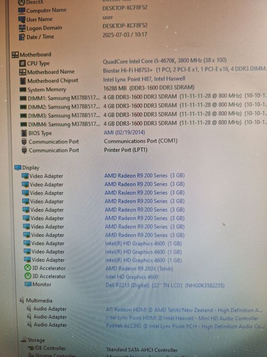 Intel i5-4670K 3.8ghz/16gb память/Материнка Мощний комплект для ПК