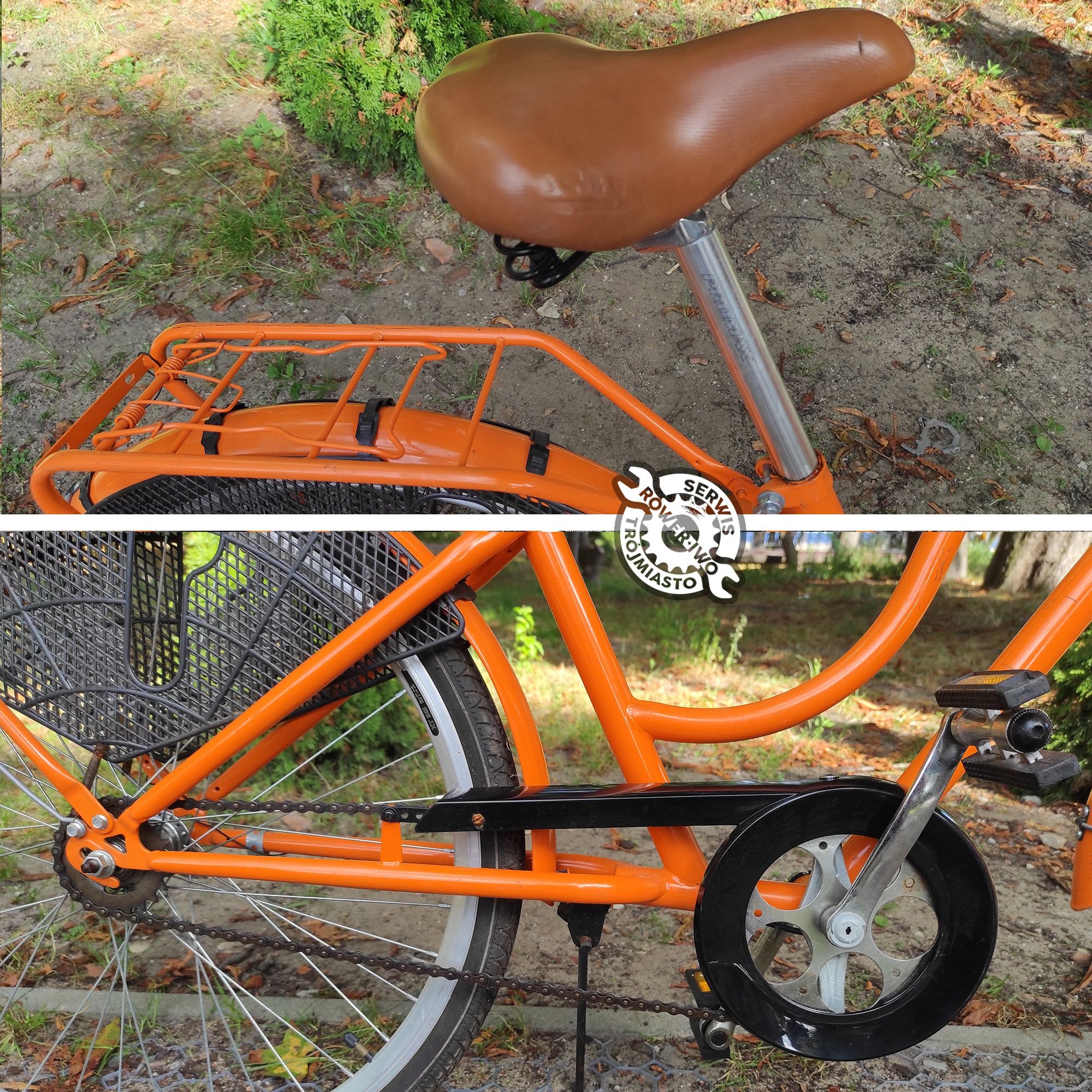 Stylowy rower miejski damka koła 26" wersja long