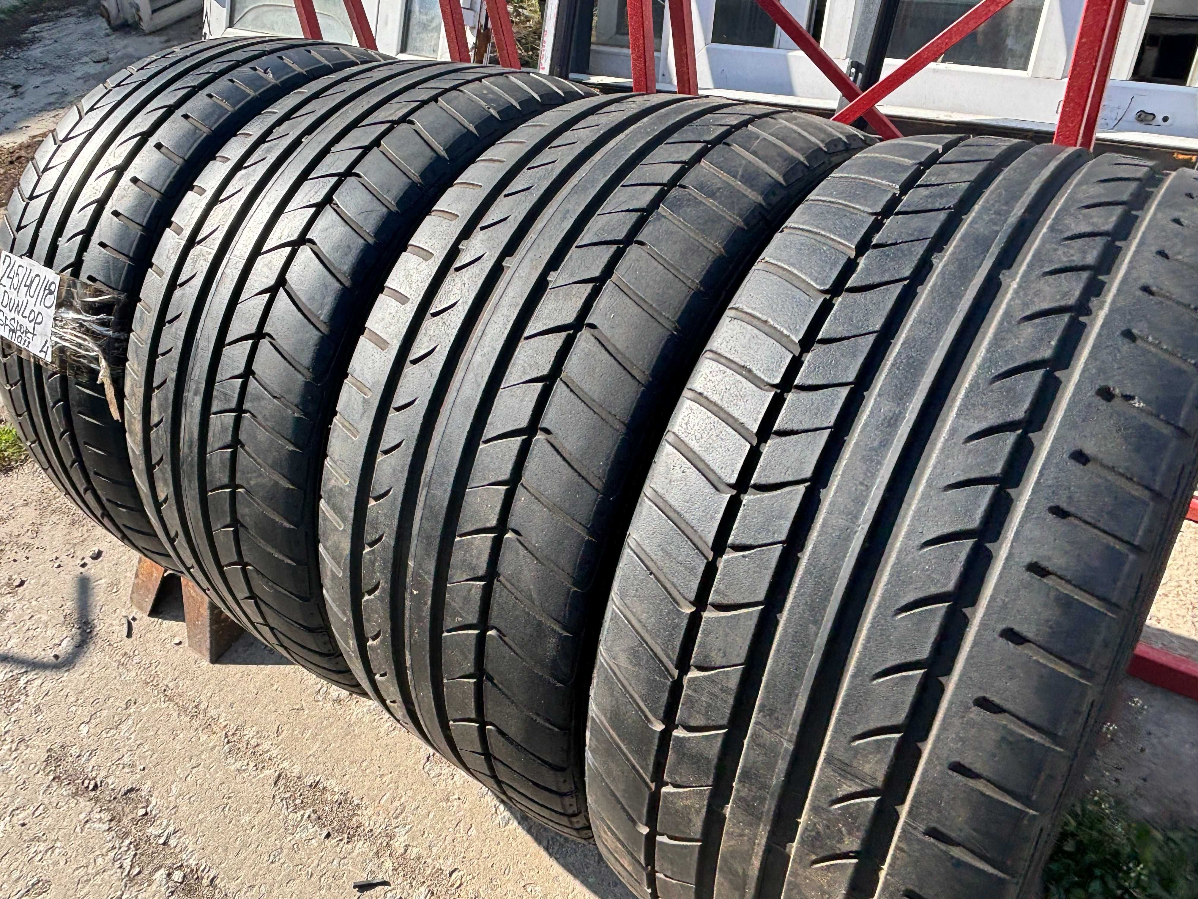 245-40-ZR18 DUNLOP SP SPORT MAXX 4 штуки летней резины GERMANY