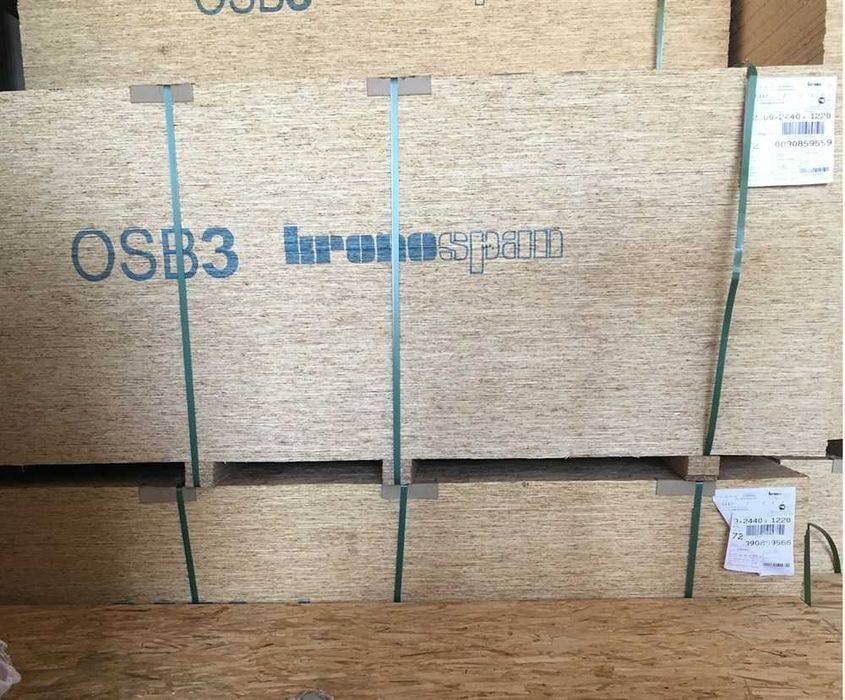 ОСБ 10мм осб КРОНОСПАН kronospan OSB 3 вологостійка
