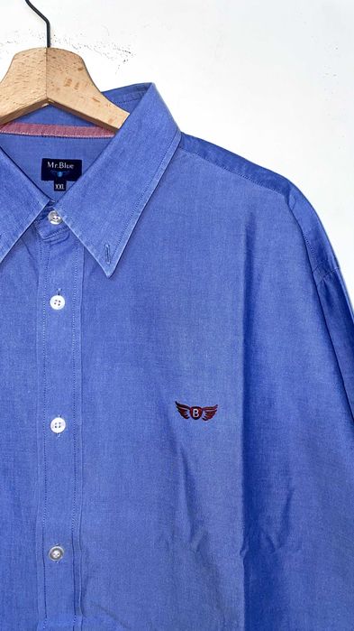 Camisa Mr. Blue Algodão Azul Regular Fit