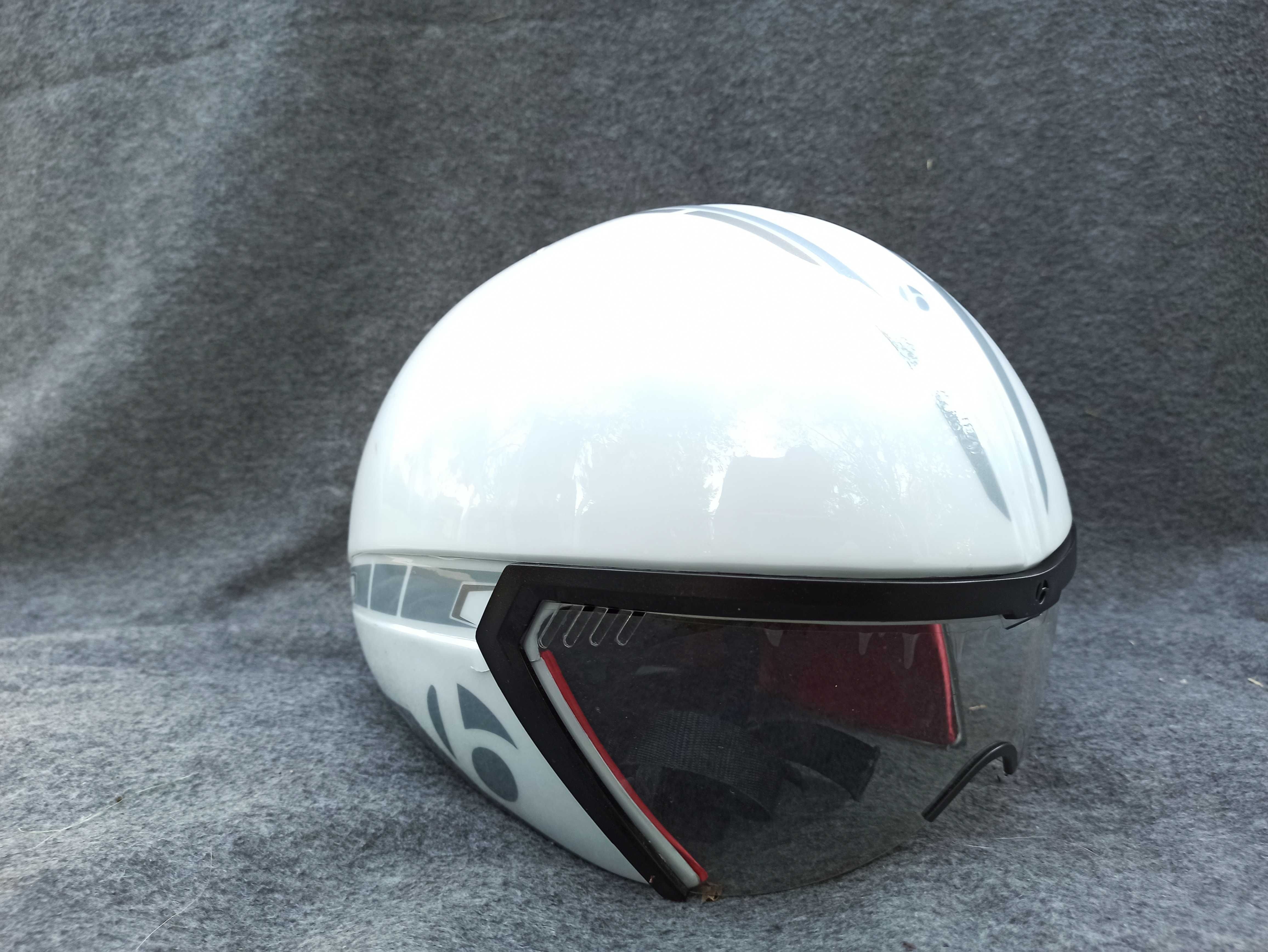 Kask triathlonowy Bontrager Aeolus biały 55-61cm M
