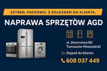 Naprawa AGD – Pralki, Zmywarki, Kuchenki, Lodówki