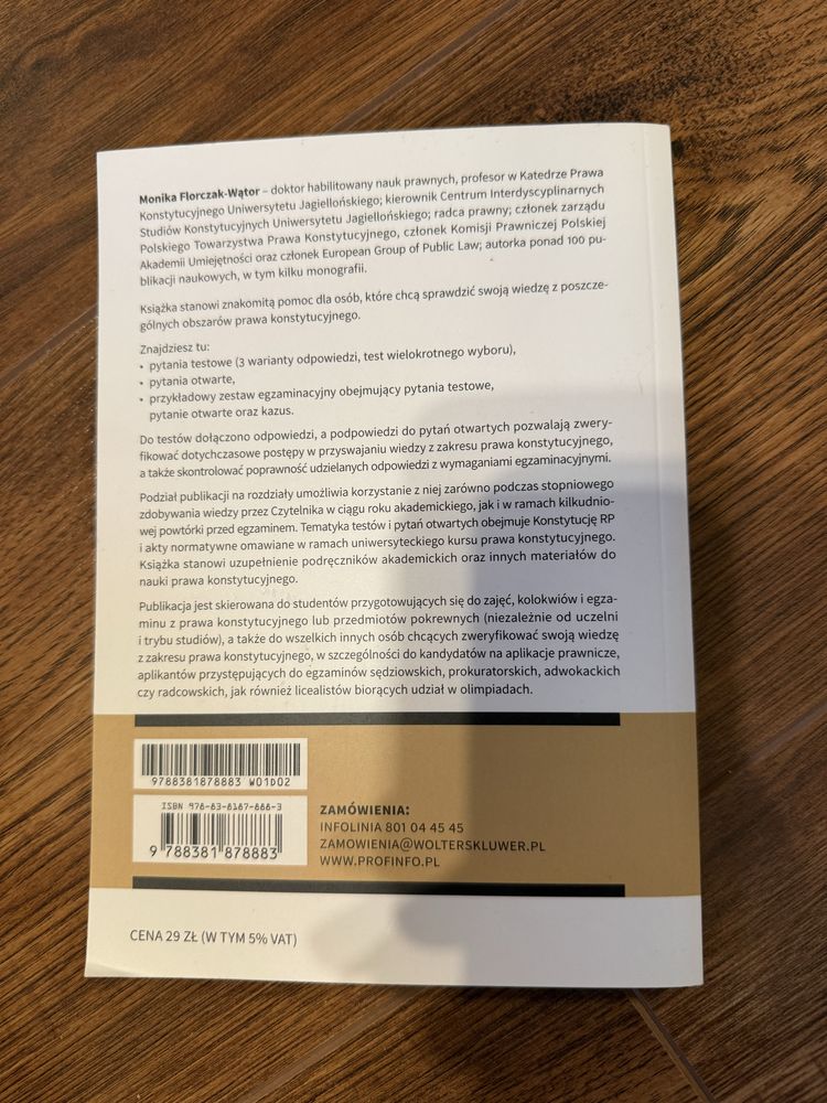 Prawo konstytucyjne pytania odpowiedzi i testy