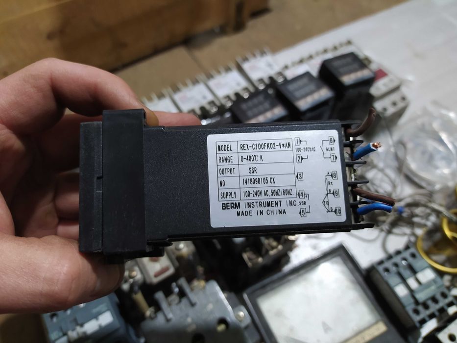 Терморегулятор BERM REX-C100.  /  SSR-60 DA (60A) Твердотельное реле