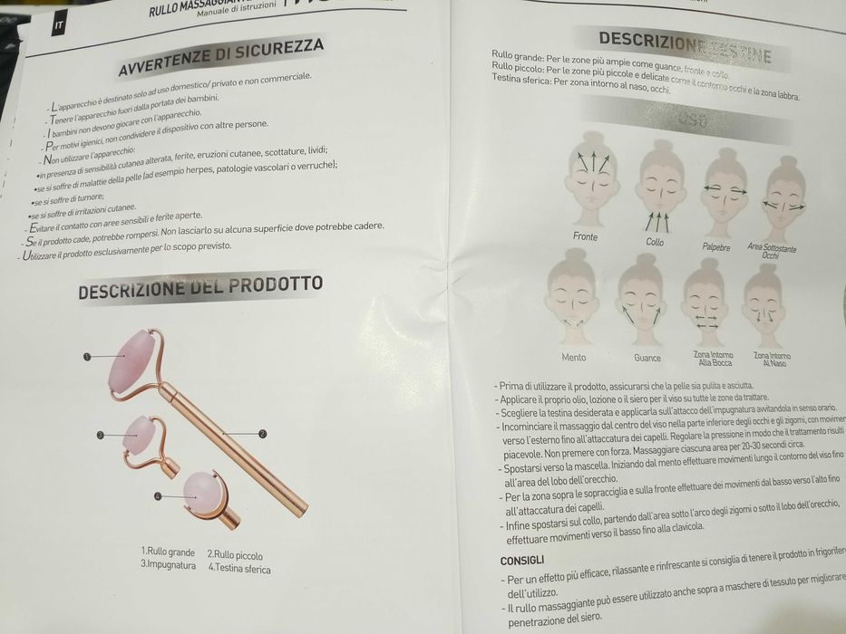 Rolo De Massagem Facial