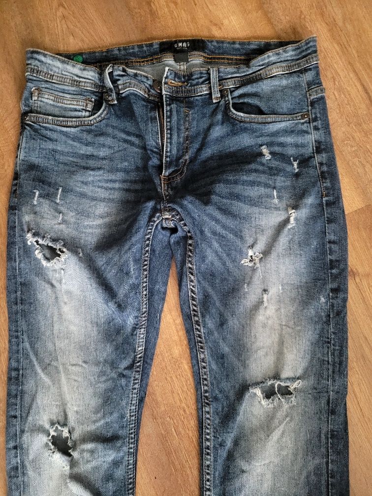 Spodnie jeans Smog męskie roz.32/32