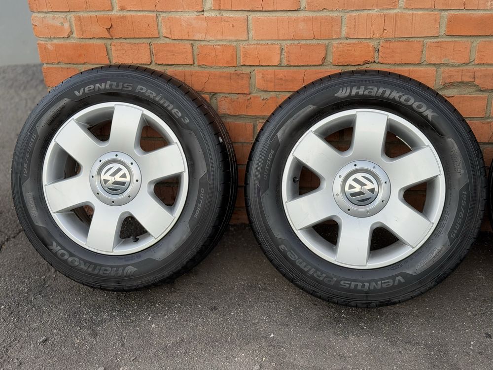 Комплект Диски резина літо Фольцваген Гольф Тоуран Каді Пасат R15 5112