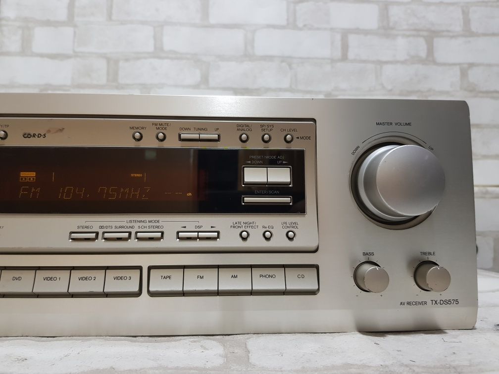 5.1 AV ресивер/підсилювач ONKYO TX-DS575,5*100Вт,б/в з Німеччини(+1ц)