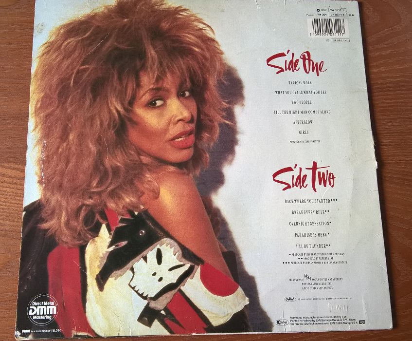 Tina Turner - Break every rule - VINIL 1986