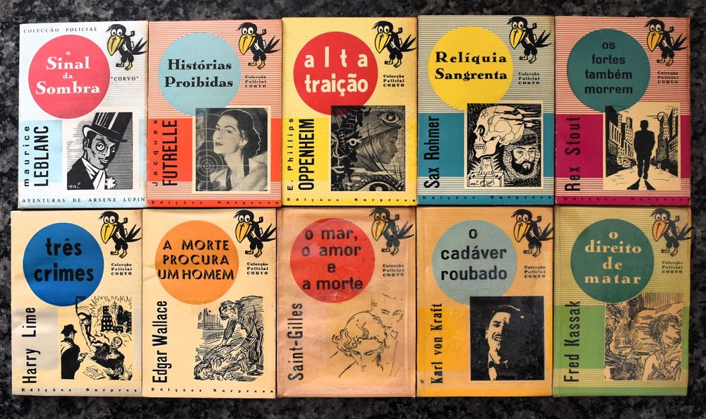 Lote 30 Livros "Colecção Policial Corvo" (Antiga/Vintage)