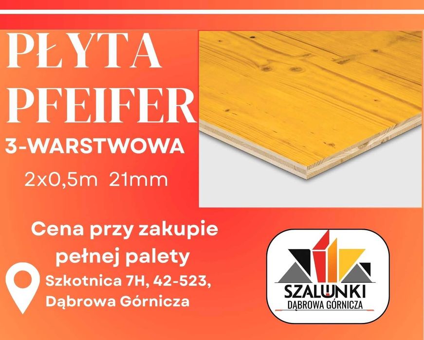 Dzwigary doki belki szalunkowe płyty sklejka trojwarstwowa stemple