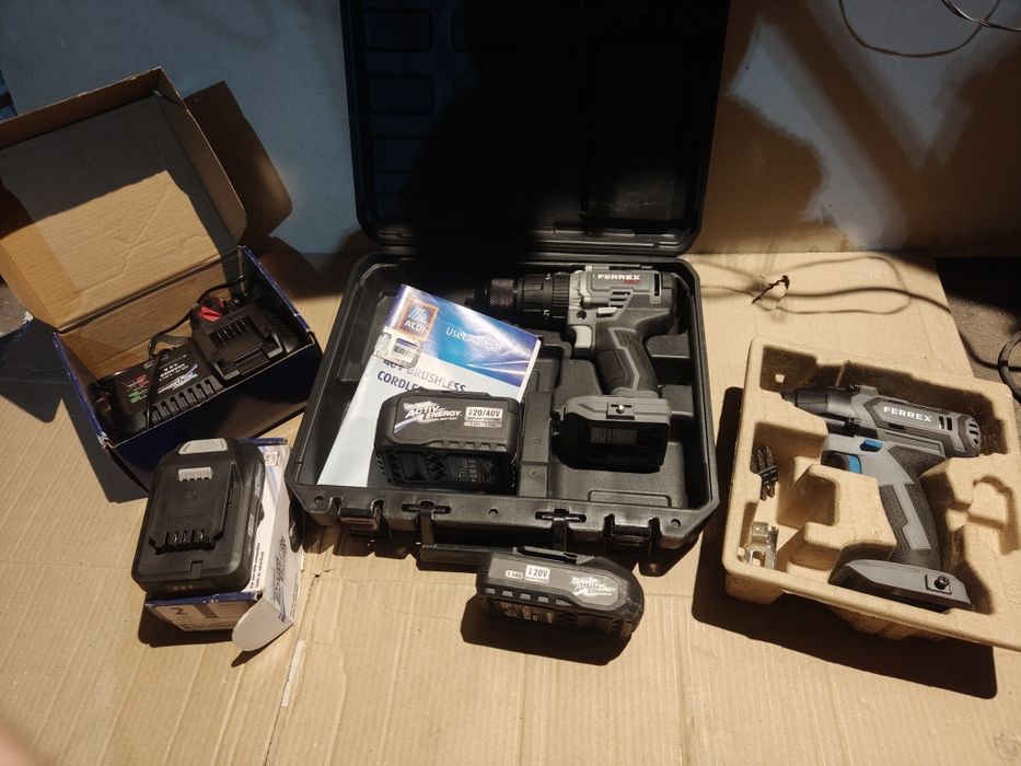 Ferrex zakrętarka wkrętarka