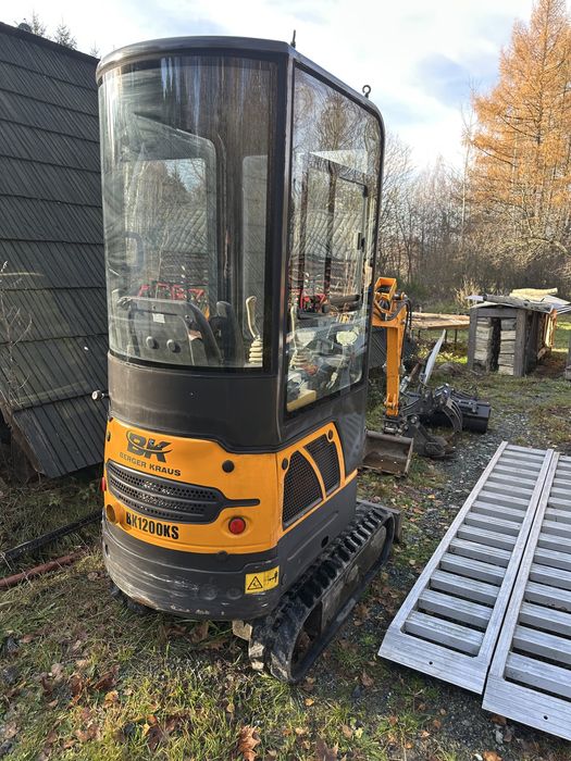 Minikoparka 2023 Berger Kraus 1200KS KABINA - bogate wyposażenie