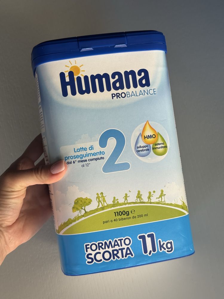 Суміш Humana 3 1.1кг, виробник Італія Хумана суміш дитяча