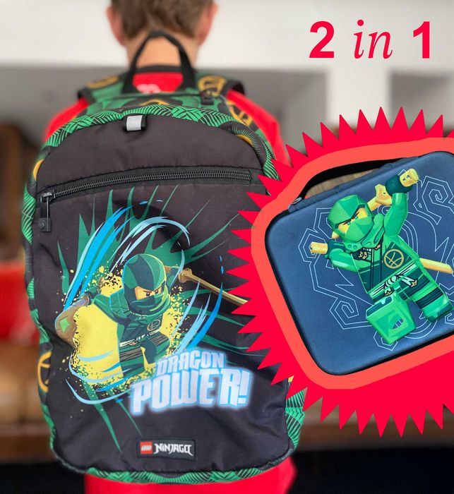 Mochila Escolar e Lancheira, LEGO Ninjago