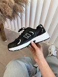 Чоловічі кросівки New balance 530 чорний з білим DNB70 ТОП