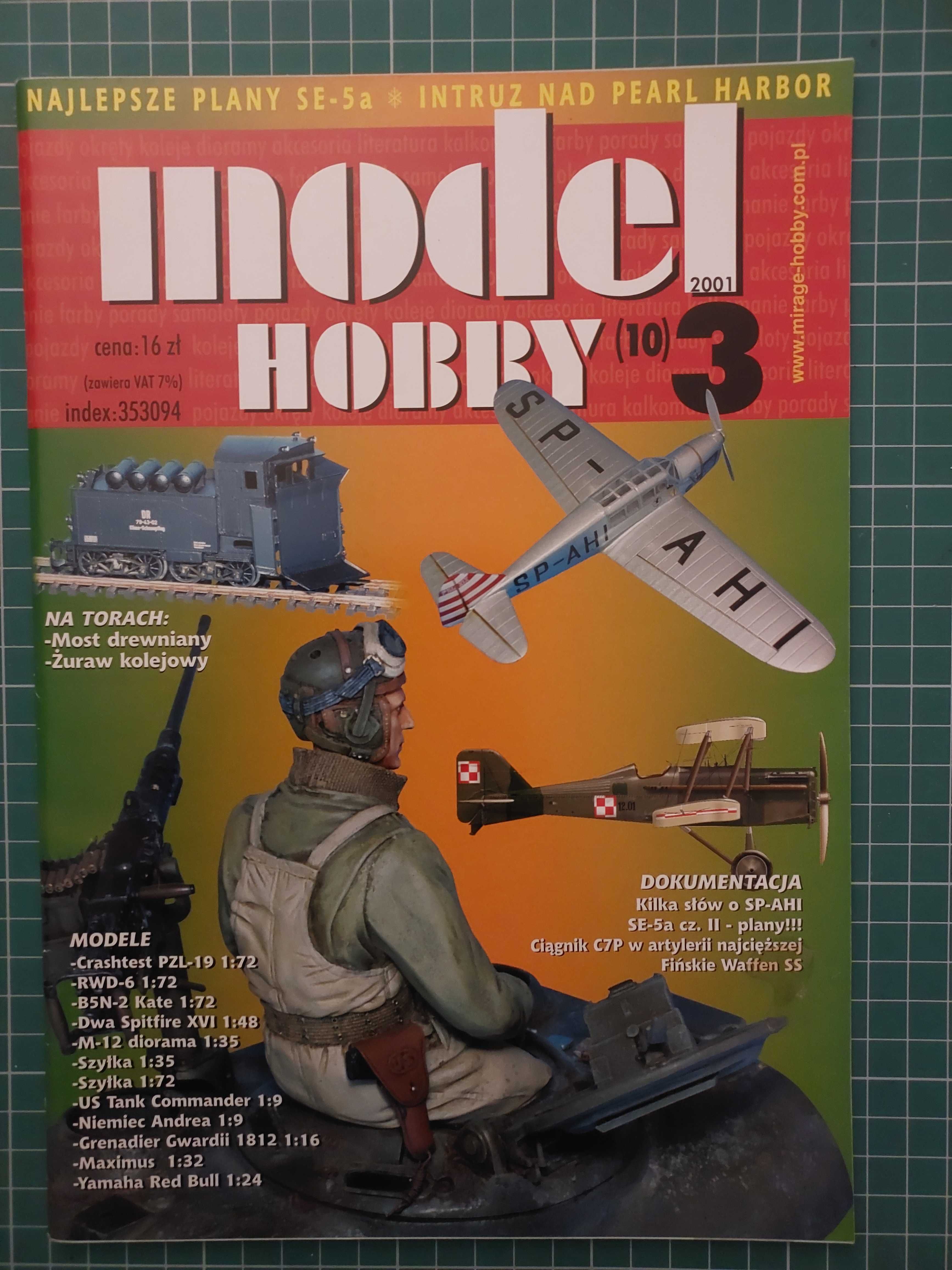 Sprzedam czasopismo Model Hobby, numery 1-3, rocznik 2001