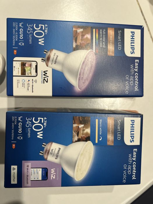 Żarówki Philips Smart LED WiZ GU10 – nowe