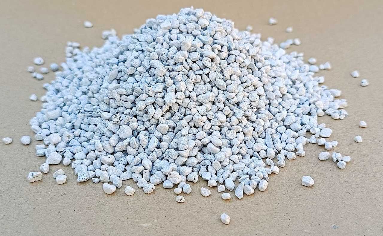 BIAŁY żwirek kwarcowy ceramiczny do akwarium 2-4mm 1kg AQUAdream